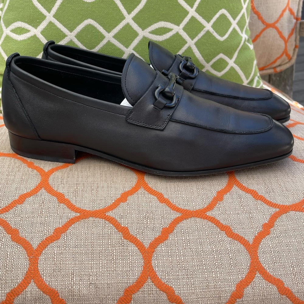 Salvatore Ferragamo Mens Loafer 8.5 41.5 black